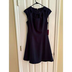 Vince Camuto Navy Blue Dress Size 6 NEW